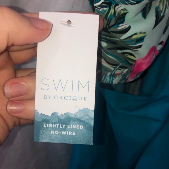NWT, Fun tropical swim top!! - Picture 5 of 5